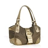 Prada brown 'Tessuto Metal' hobo