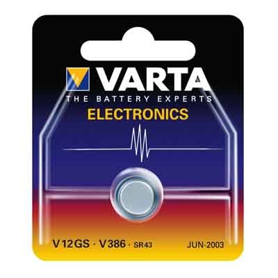 Verst&auml;rker und Receiver: Varta V 12 GS / V 386 1,55V 105mAh silber