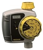 LR Nelson 5920 Nine Selection Pre-Set Water Timer, Black and Yellow