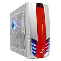 Speicherkarten: Raidmax Sagitta Silber/rot PC Geh�use MidiTower 5 x 5.25 Silber/Rot