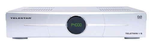 TV Ger&auml;te: Telestar Teletwin 1 S Digitaler TWIN Satelliten-Receiver silber