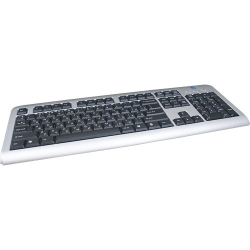 Elektronik und Foto: A4 Tech LCD 720 Keyboard/DE Tastatur PS/2 extraflach