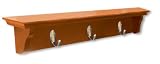Jamestown 0195230 30x4.5x4 English Oak Portland Hook Shelf