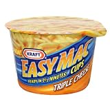 Kraft Easy Mac Cups, Original, 12-Count, 2.05-Ounce Microwavable Cups