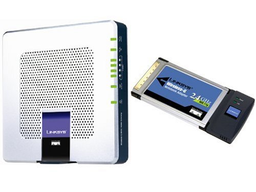 Lautsprecher: Linksys WGKPC354G-DE Wireless G Netzwerk Kit Router und PCMCIA Netzwerkkarte 54 MBit/Sek