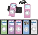Soundkase Ipod Nano Light Skins - 5 Pack with Armband and Lanyards