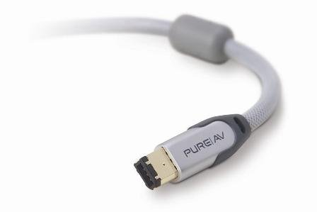 Kamerazubehoer: Belkin PureAV FireWire Kabel 6/6-polig 1,8 m