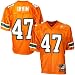 Nike Miami Hurricanes #47 Michael Irvin Orange Field General Throwback Jersey