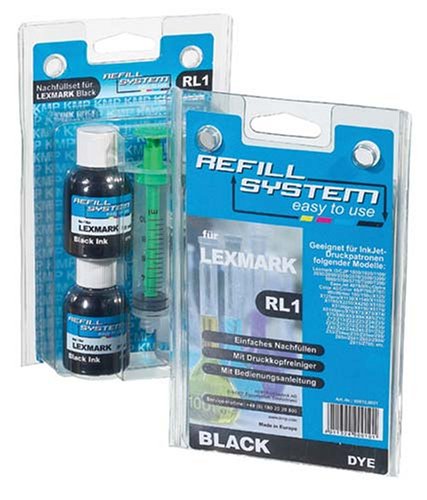 Kompaktanlagen: KMP Refillkit RL1 Refill-System schwarz f�r Lexmark Tintenpatronen
