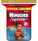 Huggies Supreme Baby Wipes Refills, Fragrance-Free, 216-Count Packages (Pack of 3) (648 Wipes)
