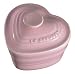 Le Creuset Traditional Stoneware Pink Heart Ramekin with Cover