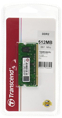 TV Geraete: Transcend 512MB DDR2-667 200PIN SO-DIMM PC2-4200 64Mx8 / CL5