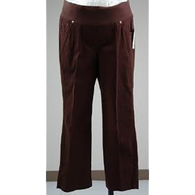 Maternity Capri Pants in Brown - Medium and Large only by Duo