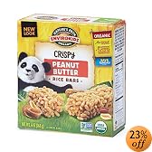 EnviroKidz Organic Panda Crispy Rice Bars, Peanut Butter, 6-Count Boxes (Pack of 6)