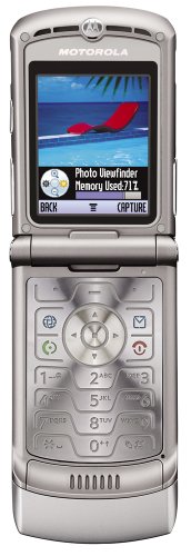 Motorola RAZR V3 blau Handy