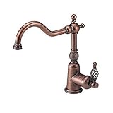 Fusion Hardware Bordeaux Kitchen Faucet with Diverter in Antique Copper