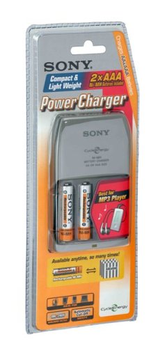 Festplatten: Sony Schnellladeger�t inkl. NiMH-Akku "Micro AAA" (900 mAh) 2er Pack