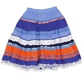 tiered ruffle skirt