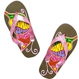 graphic flip flops