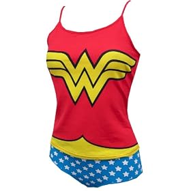 Amazon.com: Wonder Woman cami & panty set for women: Apparel from amazon.com