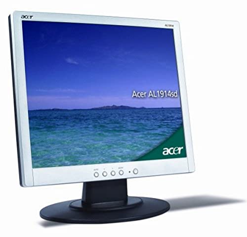 Elektronik und Foto: Acer AL1914sd 19 Zoll TFT Monitor silber/schwarz DVI (Kontrast 500:1, 12 Ms Reaktionszeit)