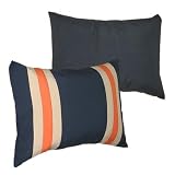 Nautica Rigger Colorblock Decorator Stuffette Pillow - Navy 12" x 16"