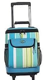 Travellers Club Stripe Rolling Cooler
