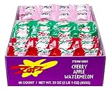 Zotz Fizz Power Candy, Cherry, Apple, and Watermelon Flavors (Pack of 48)