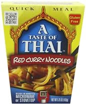 A Taste of Thai Red Curry Noodles Quick Meal, 5.75-Ounce Boxes (Pack of 6)