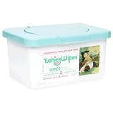 TushiesWipes, Unscented Natural Formula with Aloe, Case Pack, Twelve - 80 Wipe Pop-up Tubs (960 Wipes)
