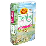 Tushies Diapers, Medium (12-24lbs), Case Pack, Four - 30 Count Packs (120 Diapers)