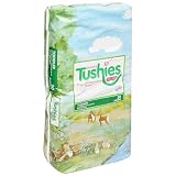Tushies Diapers, Toddler (27lbs & up), Case Pack, Four - 20 Count Packs (80 Diapers)