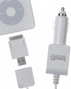 Handys ohne Vertrag: Gear4 PowerTrip V 2 Auto-Charger mit iPod-Dock und USB Anschl�ssen
