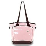 Fleurville Sling Tote Diaper Bag in Pink Chocolate