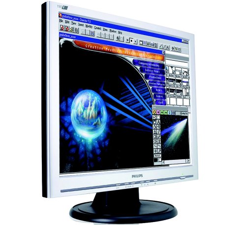 Projektoren: Philips 190V6FB 19 Zoll TFT Monitor (Kontrast 500:1, 8 Ms Reaktionszeit)