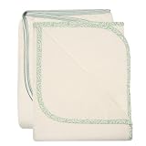2 Pack Natural Receiving Blankets - Sage