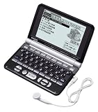 CASIO 電子辞書 Ex-word XD-ST6200BK ブラック (100コンテンツ, 6ヶ国語音声機能, 生活実用モデル, バックライトつきスーパー高精細液晶, トリプル追加機能搭載)