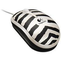 Lautsprecher: Logitech ZEBRA MOUSE Maus mit Zebramuster
