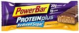 Power Bar Protein Plus, Reduced Sugar, Peanut Caramel, 2.57-Ounce Bars (Pack of 12)