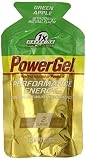 PowerBar Power Gel Concentrated Carbohydrate Gel, Green Apple, 1.4-Ounce Packets (Pack of 24)