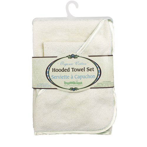 Natural Hooded Towel Set - Natural Satin
