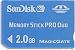 SanDisk SDMSPD-2048-J60 メモリースティック PRODuo 2GB