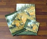 White Tail Deer Family Washcloth