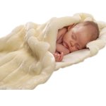MiniMink Ultra Soft Baby Fur Blanket in Honey