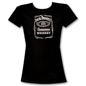 Women's: Jack Daniel's - Foil Logo T-Shirt by AllPosters.com