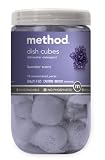 method Concentrated Dish Cubes, Dishwasher Detergent, Lavender, Case Pack, Six - 18 Count Jars (108 Dish Cubes)