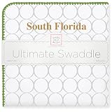 SwaddleDesigns Baby Bupies- Set of 2 - Little Stars - Red