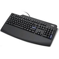 Navigationssysteme: IBM Preferred Pro schwarz Tastatur PS/2 105 Tasten MS W95 BG Schwarz