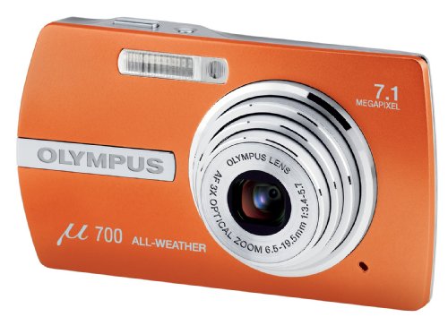 DVD Player: Olympus �-Digital 700 Digitalkamera (7 Megapixel) orange
