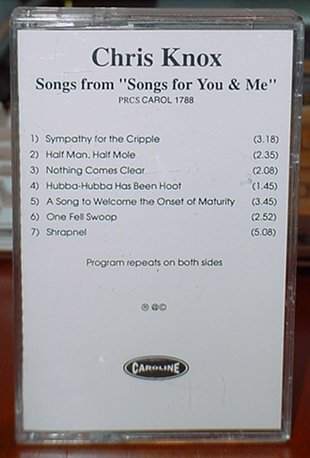 Chris Knox - Songs For You - Zortam Music